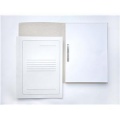  Segtuvas, baltas kartonas, su įsegėle 300 g/m2, A4 formato su spauda - 50 vnt.