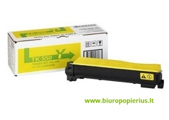 Kyocera TK-550Y Geltona 6000 psl