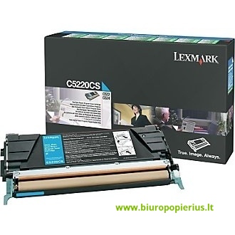 Lexmark C524 Žydra, 3000 psl.