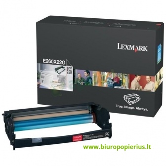 Lexmark E260 Drum Būgnas, Juoda, 30000 psl.