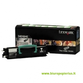 Lexmark E33X kasetė Juoda, 6000 psl.