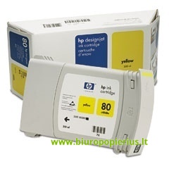 Hewlett-Packard C4848A Geltona, 350 ml.