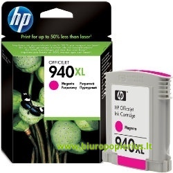 Hewlett-Packard 940xl Purpurinė, 1400 psl.