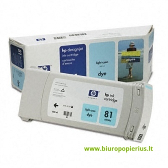 Hewlett-Packard C4934A Šviesiai mėlyna, 680 ml.