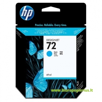 Hewlett-Packard 72 (C9398A) Mėlyna, 69ml.