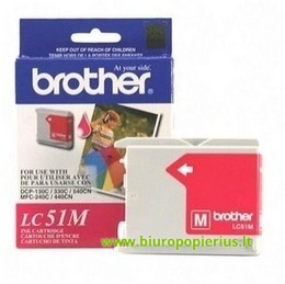 Brother LC51M Purpurinė, 14.6 ml