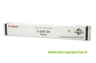 Canon EXV34 BK Juoda, 23000 psl.
