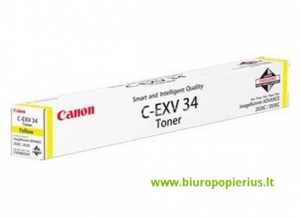 Canon EXV34 YL Geltona, 16000 psl.