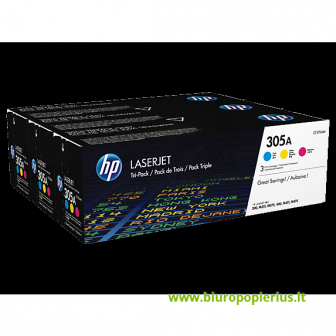 Hewlett-Packard 305A (CF370AM) CE411+CE412+CE413