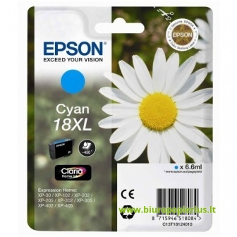 Epson T1812 Mėlyna 470 psl.