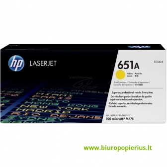 Hewlett-Packard 651A  (CE342A)  Geltona, 16000 psl.