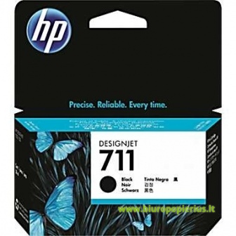 Hewlett-Packard 711 (CZ129A) Juoda, 38 ml