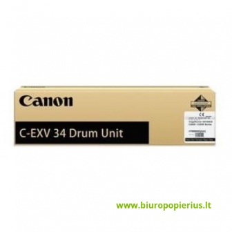 Canon EXV34 BK Būgnas Juoda, 43000 psl.