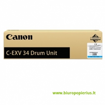 Canon EXV34 CY Būgnas Mėlyna, 36000 psl.