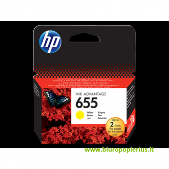 Hewlett-Packard 655 (CZ112AE) Geltona, 600 psl.