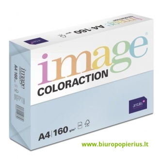  Spalvotas popierius IMAGE COLORACTION, (ICEBERG) A4 160g 250 l. mėlyna sp.