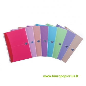  Sąsiuvinis su spirale OXFORD BEAUTY, A4, 90 lapų, langeliais