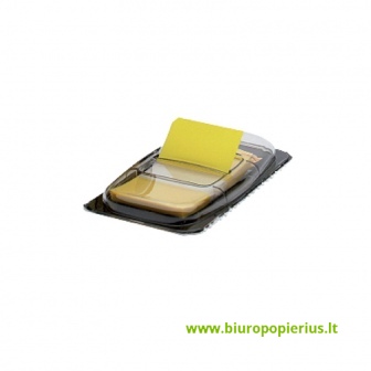  Lipnūs žymekliai POST-IT, 25,4 x 43,2 mm, 50 lapelių, geltona