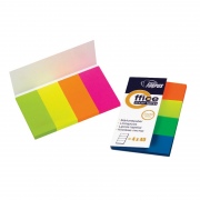  Lipnūs žymekliai 4 x 20 x 50 mm, plastikiniai, 160 lapelių, 4 spalvos