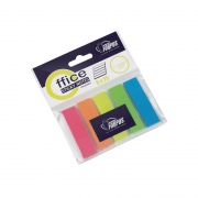  Lipnūs žymekliai, plastikiniai, 12 x 44 mm, 5 spalvos