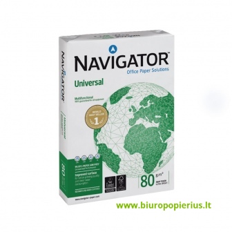  Popierius NAVIGATOR UNIVERSAL, A5, 80 g/m2, 500  lapų