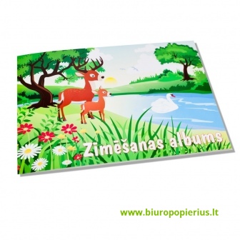  Piešimo albumas ABC JUMS