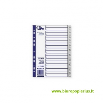  Plastikiniai skiriamieji lapai 1-20, A4 MAXI