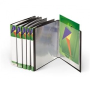  Pristatymo segtuvas, tvirto PP, A4, 10 lapų, juoda