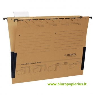  Kartotekiniai vokai klijuotais šonais JALEMA, rudos spalvos, A4 - 2 vnt.