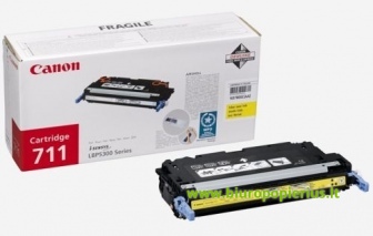 Canon cartridge 711 + Hewlett-Packard Q7582A Geltona, 6000 psl.