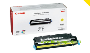 Canon cartridge 717 YL + Hewlett-Packard Q6472A Geltona, 4000 psl.
