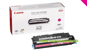 Canon cartridge 717 MG + Hewlett-Packard Q6473A Raudona, 4000 psl.
