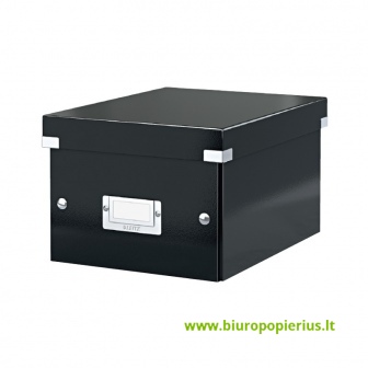  Archyvavimo dėžė LEITZ, sudedama, 281 x 200 x 369 mm, juoda, A4