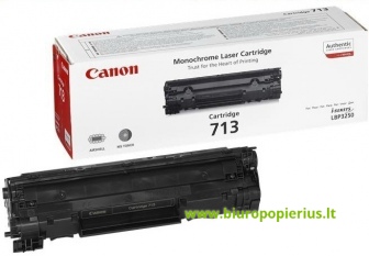 Canon cartridge 713 + Hewlett-Packard CB436A Juoda, 2000 psl.