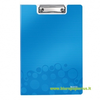  Pagrindas rašymui su atvartu LEITZ WOW, A4, šviesiai mėlynas