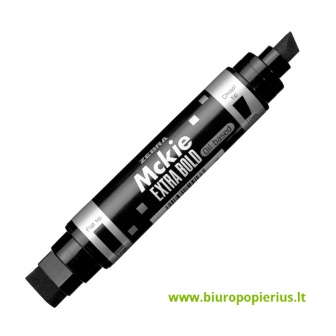  Permanentinis žymeklis ZEBRA MCKIE EXTRA BOLD, JUODA