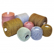  Notarinis siūlas, žalia/balta.