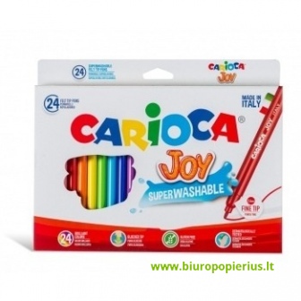  Flomasteriai CARIOCA JOY, 24 vnt.