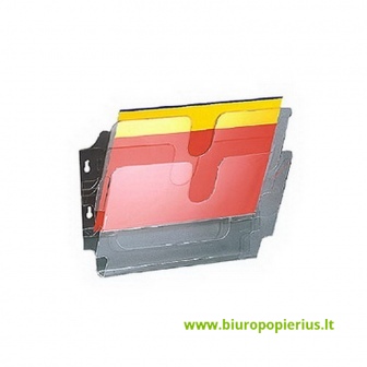  Sieninis stovas dokumentams DURABLE FLEXIPLUS, A4, skaidrus