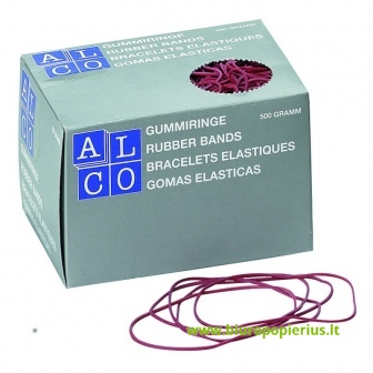  Gumelės ALCO, 4 x 80 mm, 500 g