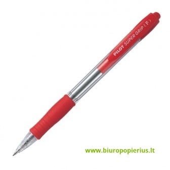  Rašiklis Pilot Super Grip, 0,7 mm, raudona
