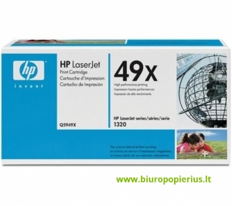 Hewlett-Packard Q5949X Juoda, 6000 psl.