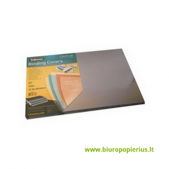  Įrišimo viršeliai FELLOWES, A3, 200 mikr, skaidri, (pak. - 100vnt.)