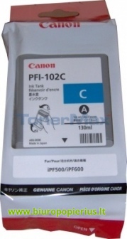 Canon PFI-102C Mėlyna, 130 ml