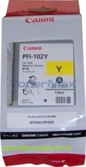 Canon PFI-102Y Geltona, 130 ml