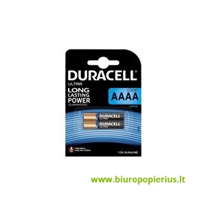  Baterijos DURACELL AAAA, 2vnt