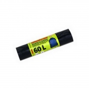  Šiukšlių maišai su raišteliais 60 l,35 mik,10 vnt.