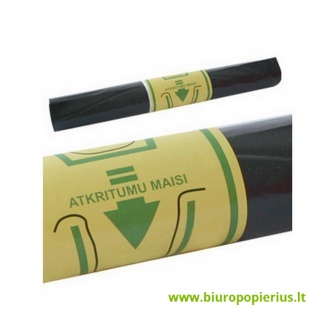  Šiukšlių maišai 50 l, 30 mik., 25 vnt.