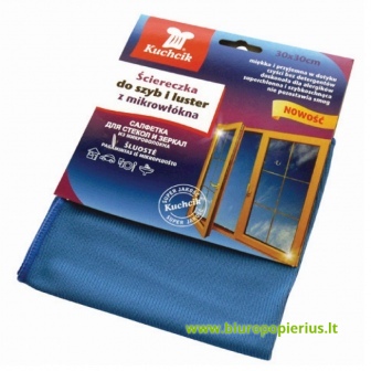  Mikropluošto audinys stiklui ir langams KUCHCIK, 30x30 cm