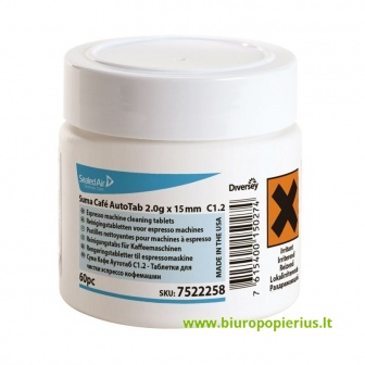  Tabletės kavos aparato valymui SUMA Cafe Autotab